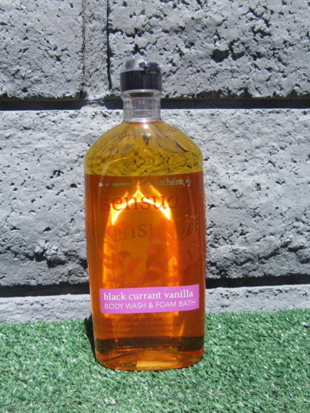 Brand New Bath & Body Works Aromatherapy Sensual Black Currant Vanilla Body Wash